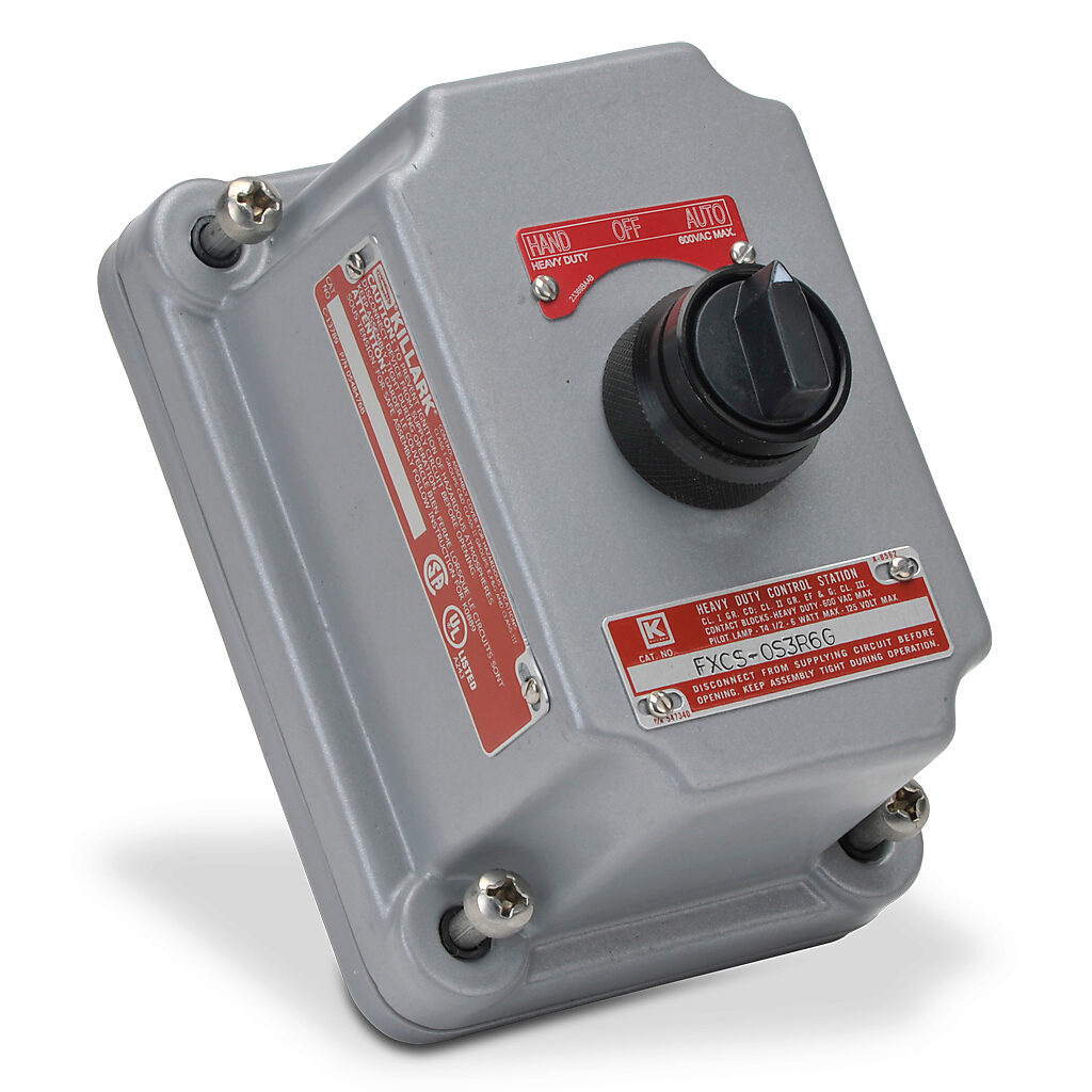Killark Control Station Cover Assembly: single selector switch (PN