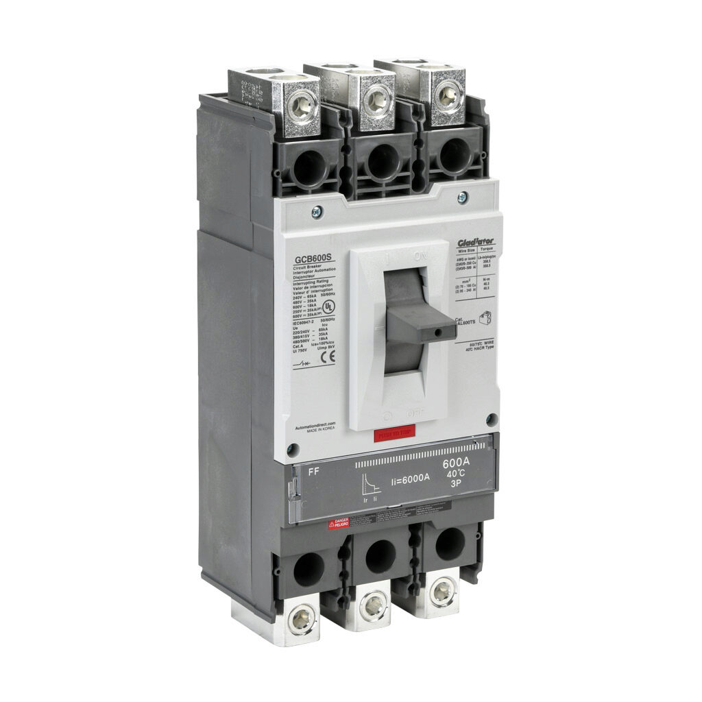 Molded Case Circuit Breaker: 600A, characteristics, 600A frame (PN