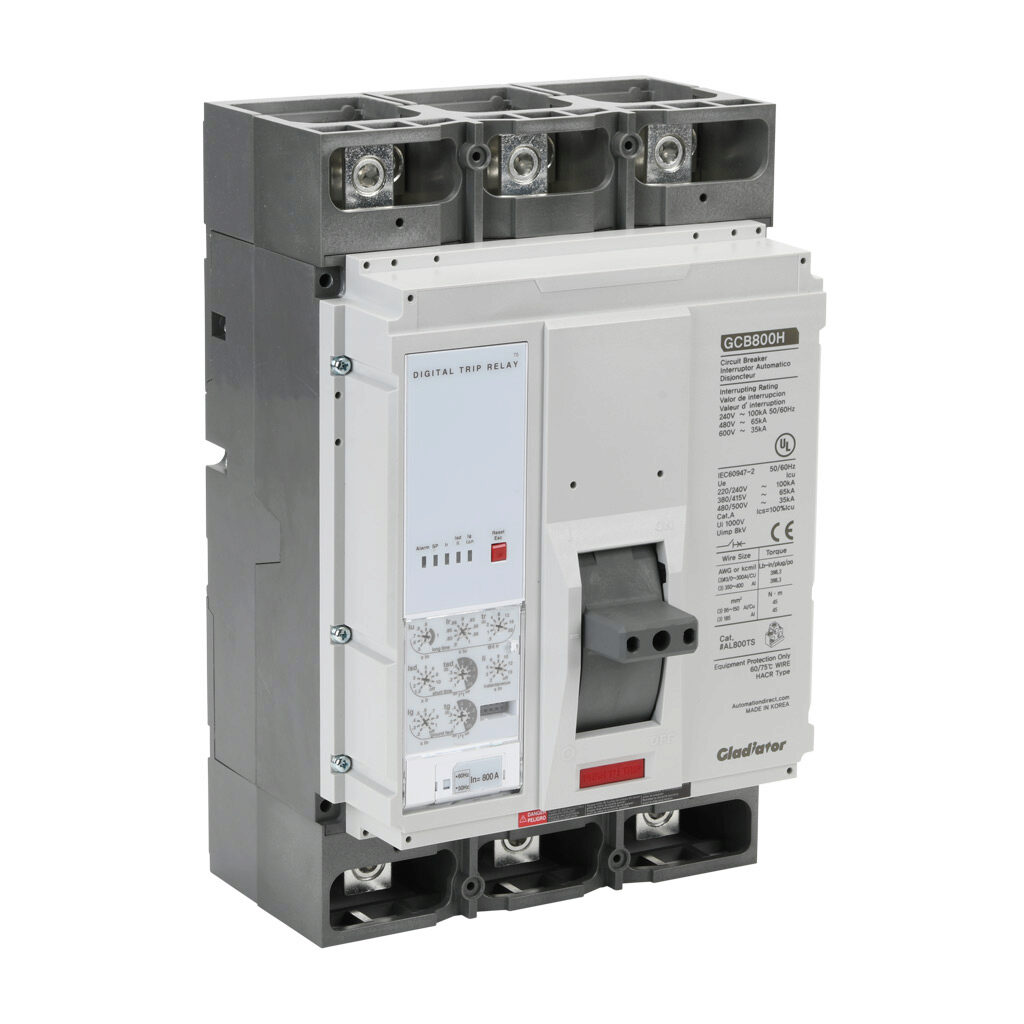 Molded Case Circuit Breaker: 800A, characteristics, 800A frame (PN