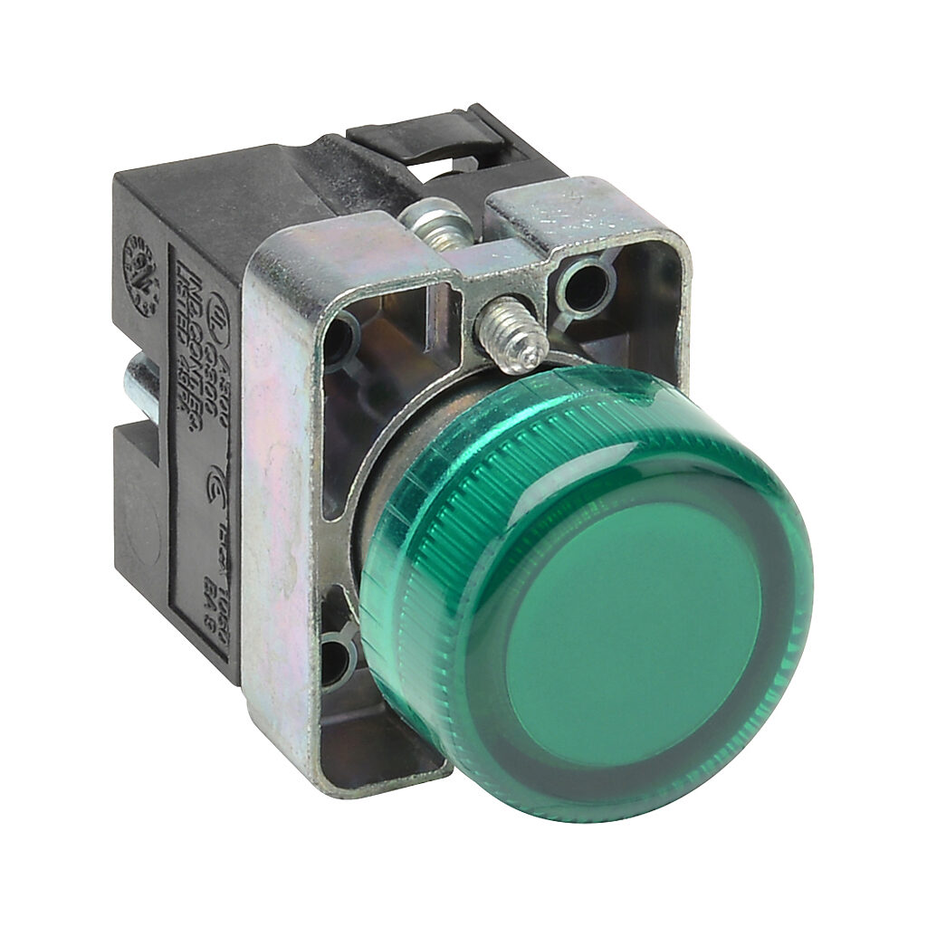 Indicating Light: 22mm, IP65, green (PN# GCX1232-24L