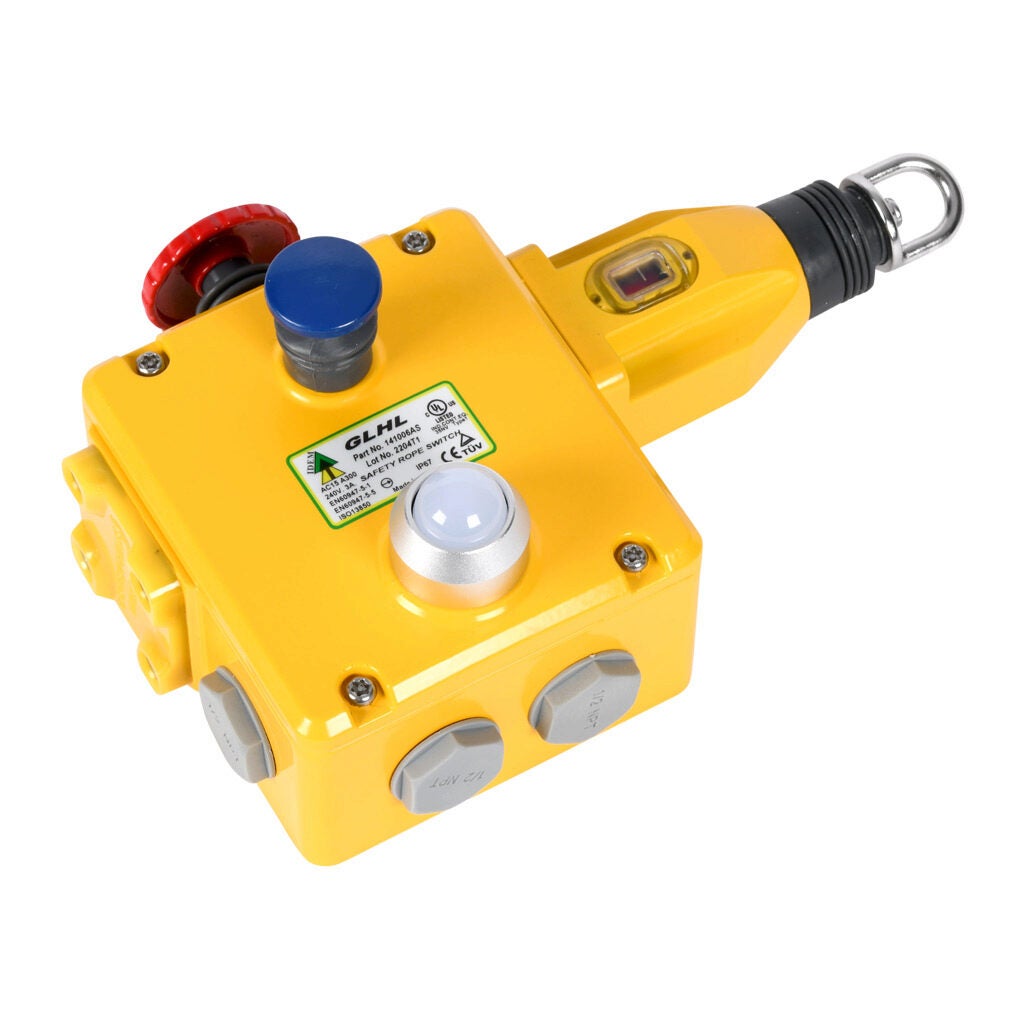 Safety Switch: cable-pull interlock, 125m (PN# GLHL-141006-AS
