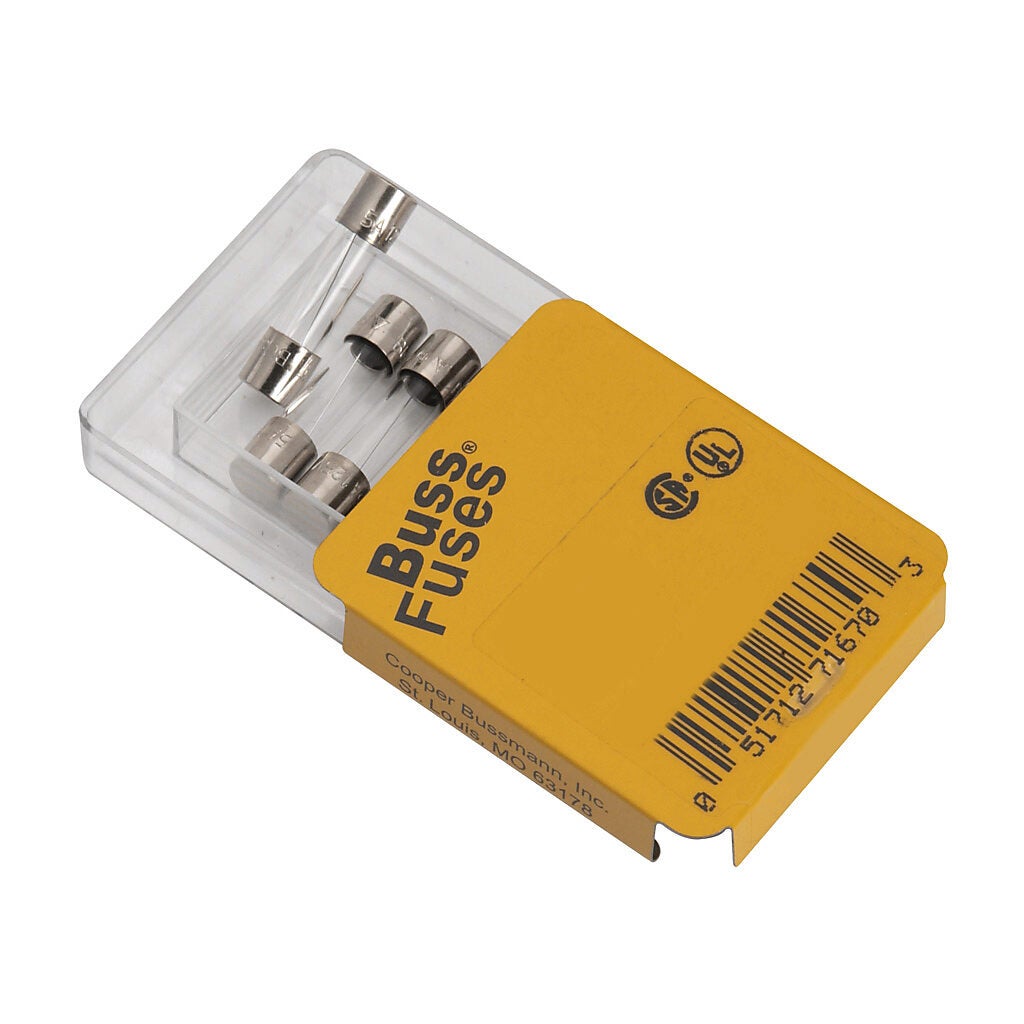 Fuse: 5/pk, small dimension, 1A (PN# GMA1) | AutomationDirect