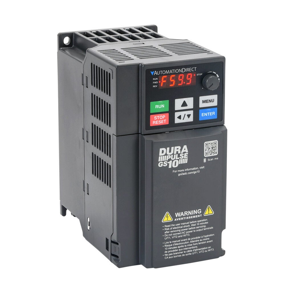 DURApulse AC Micro Drive: 460 VAC, 3hp with 3-phase input, (VFD