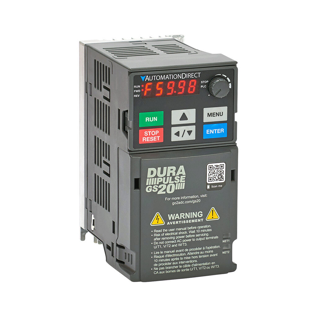 DURApulse AC General Purpose Drive: 230 VAC, 1/4hp with 1-phase