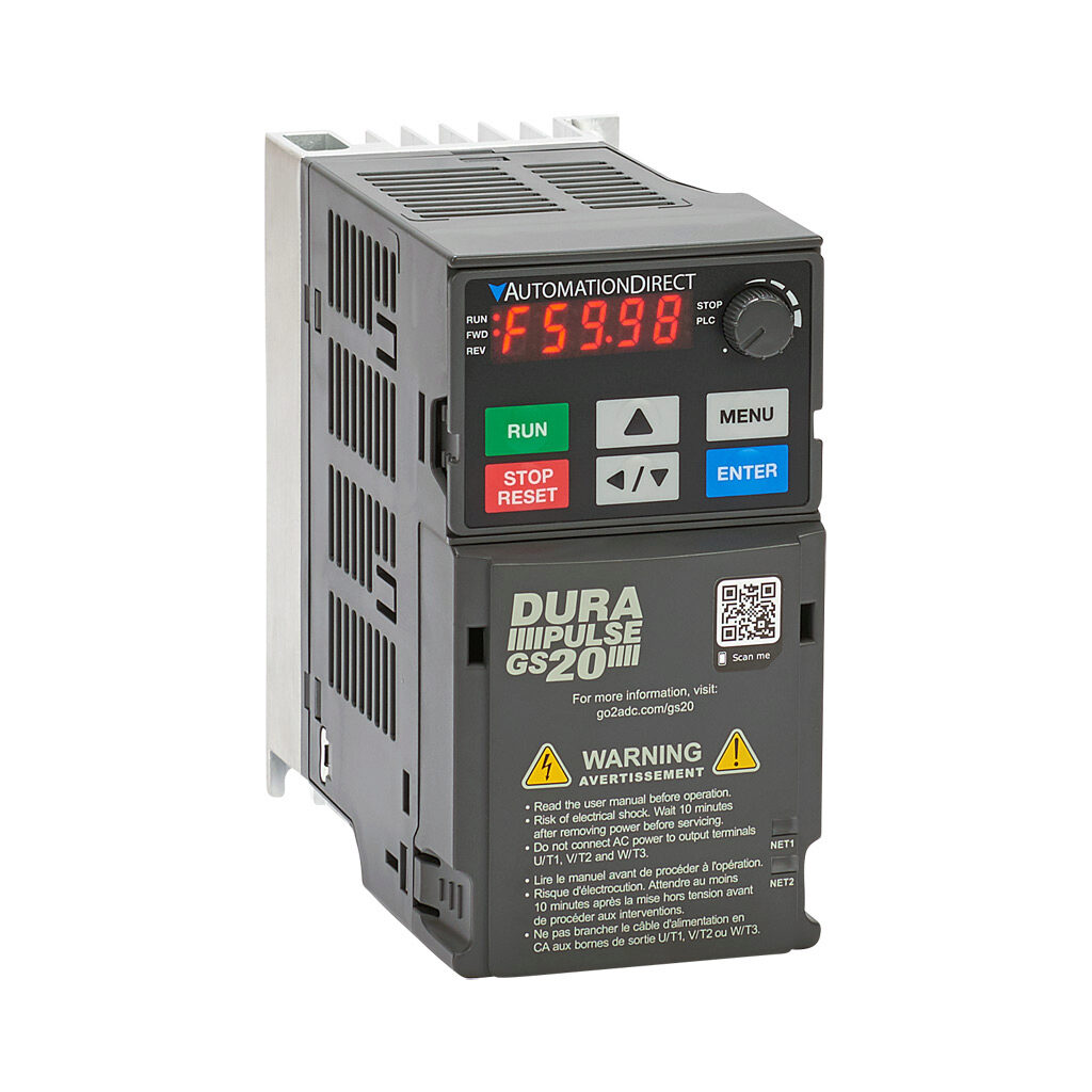 DURApulse AC General Purpose Drive: 230 VAC, 1/2hp with 1-phase