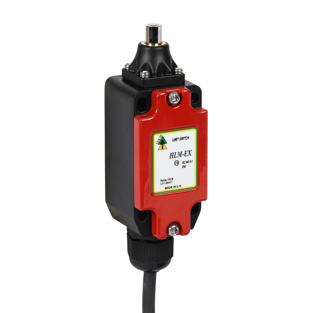 Safety Limit Switch: stainless steel plunger (PN# HLM-EX-174115