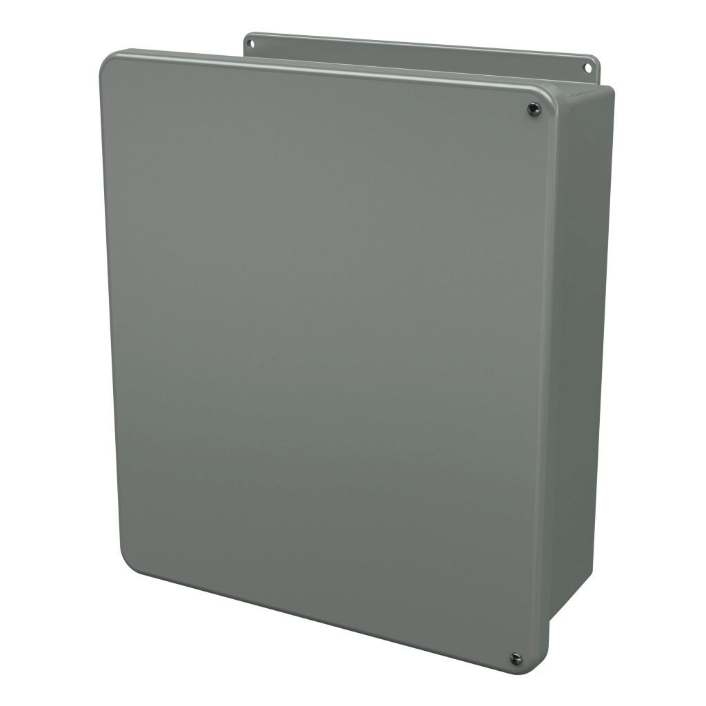 Enclosure: 16 x 14 x 6in, wall mount, fiberglass reinforced