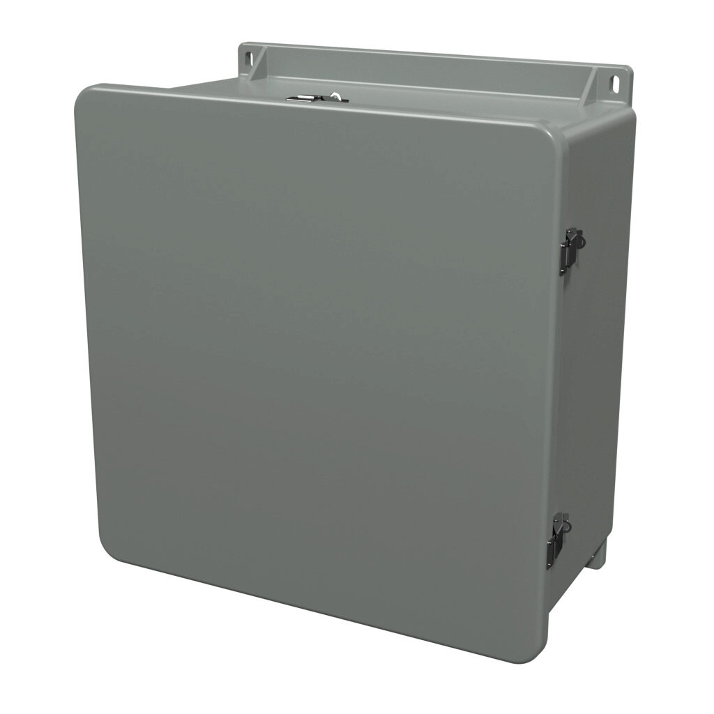 Enclosure: 20 x 20 x 10in, wall mount, fiberglass reinforced