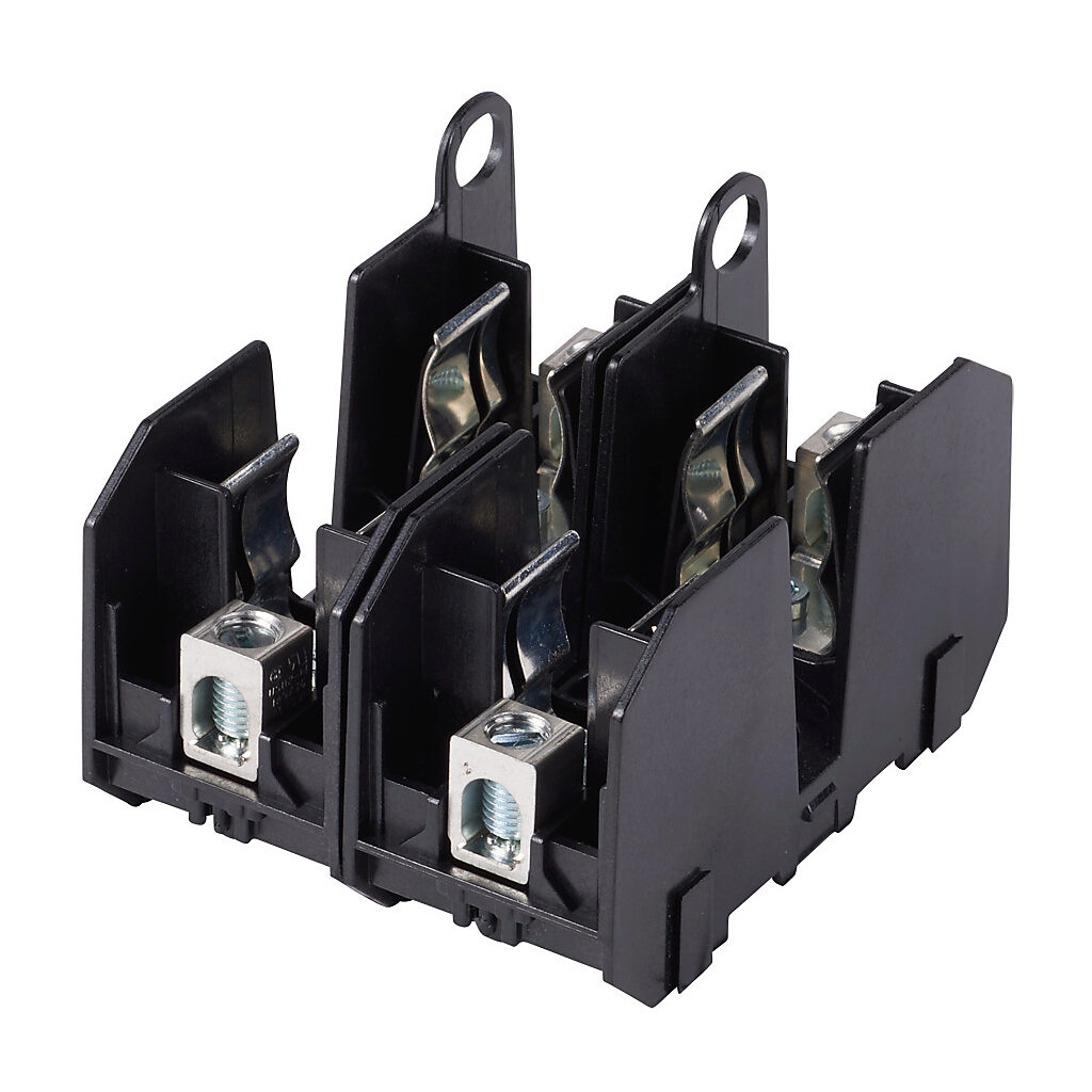 Modular Fuse Block: 60A, 2-pole (PN# JM60060-2CR) | AutomationDirect