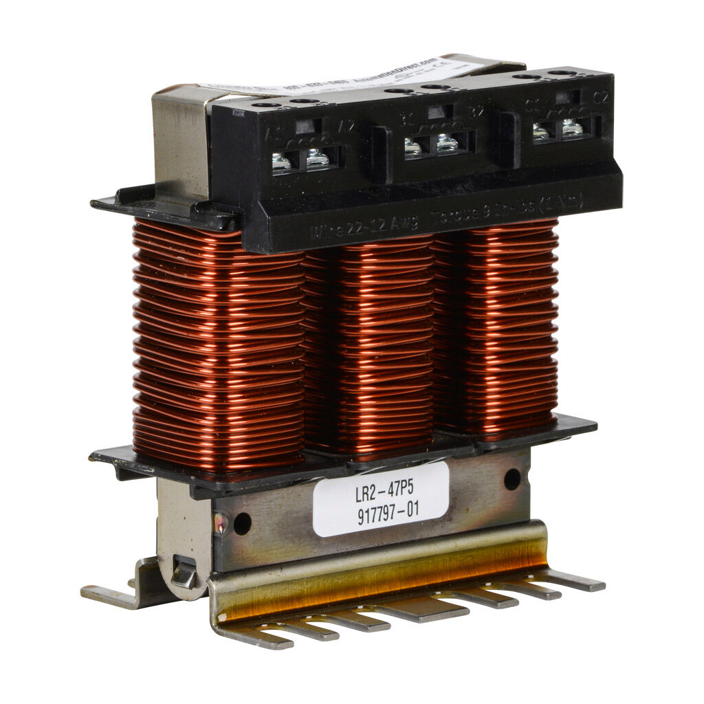 Line Reactor: 460 VAC, 7-1/2hp (PN# LR2-47P5) | AutomationDirect
