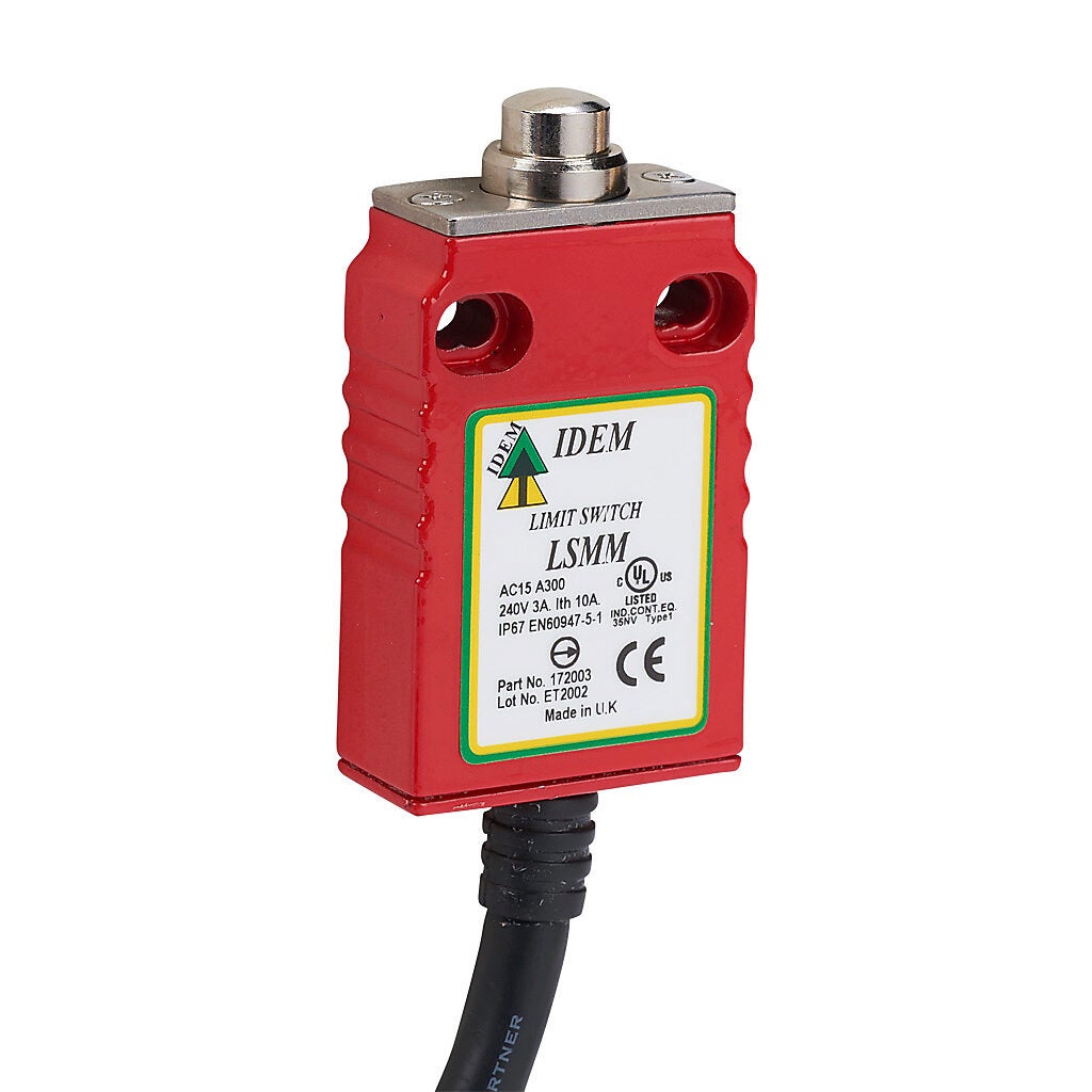 Safety Limit Switch: brass plunger (PN# LSMM-172003