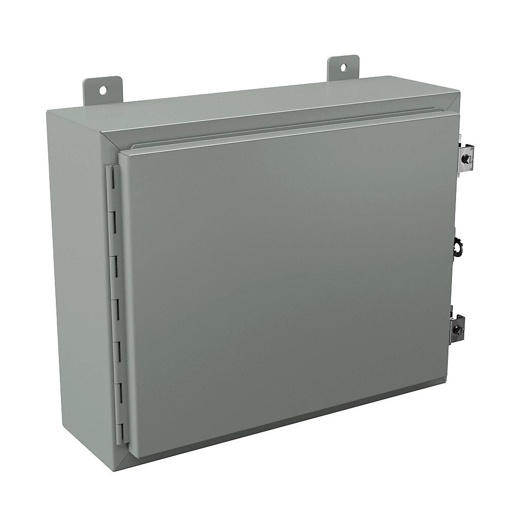 Enclosure: 16 x 20 x 6in, wall mount, carbon steel (PN# N12162006