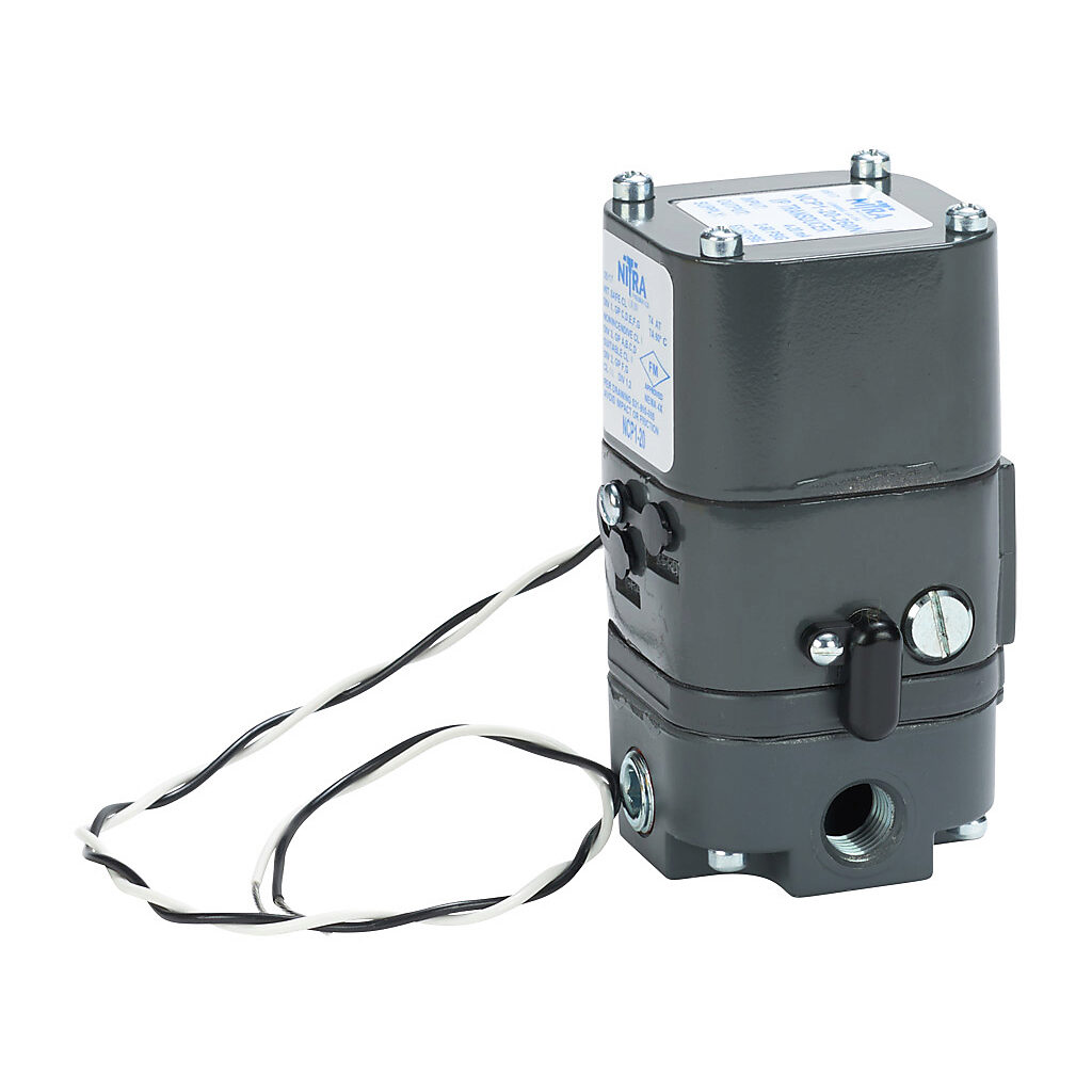 NITRA Current To Pneumatic Transducer: 4-20 mA input, 2-60 psig