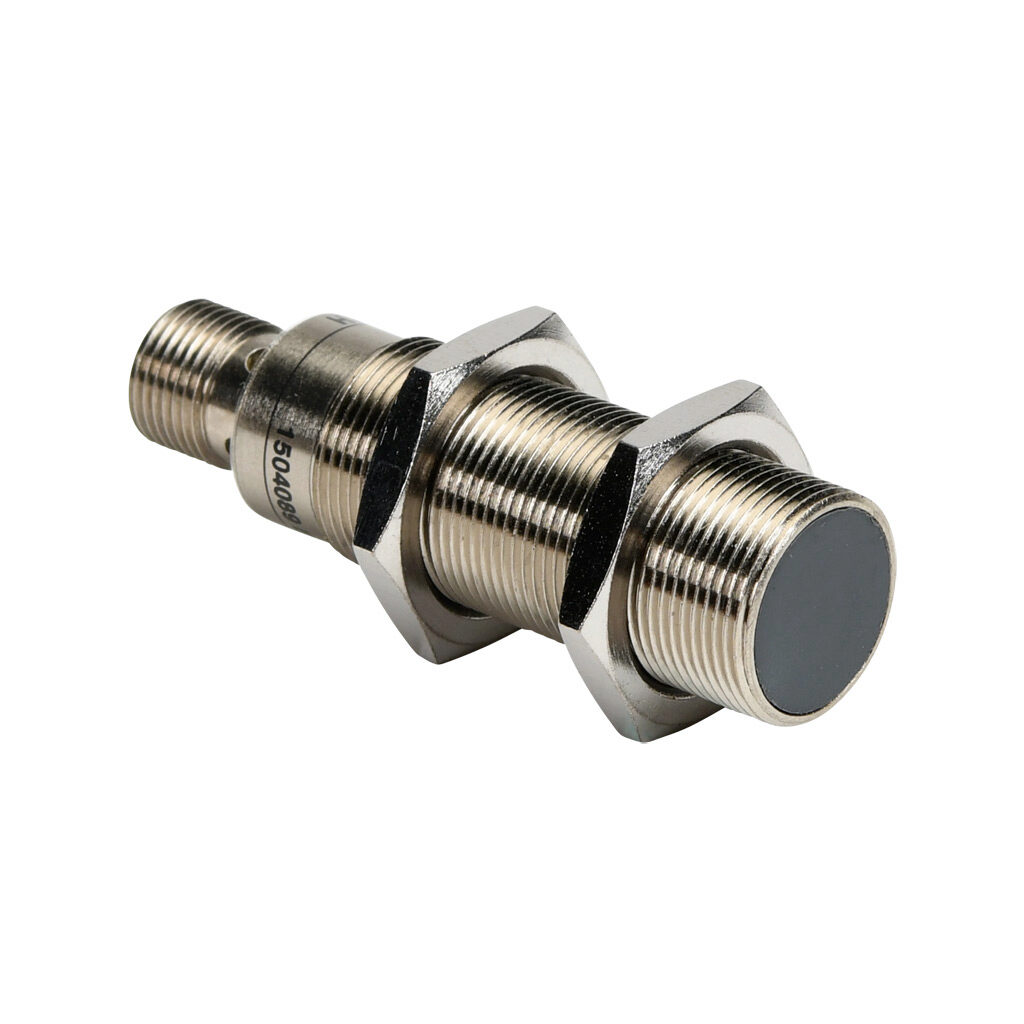 Inductive Proximity Sensor: 18mm diameter x 63.5mm body, 5mm range