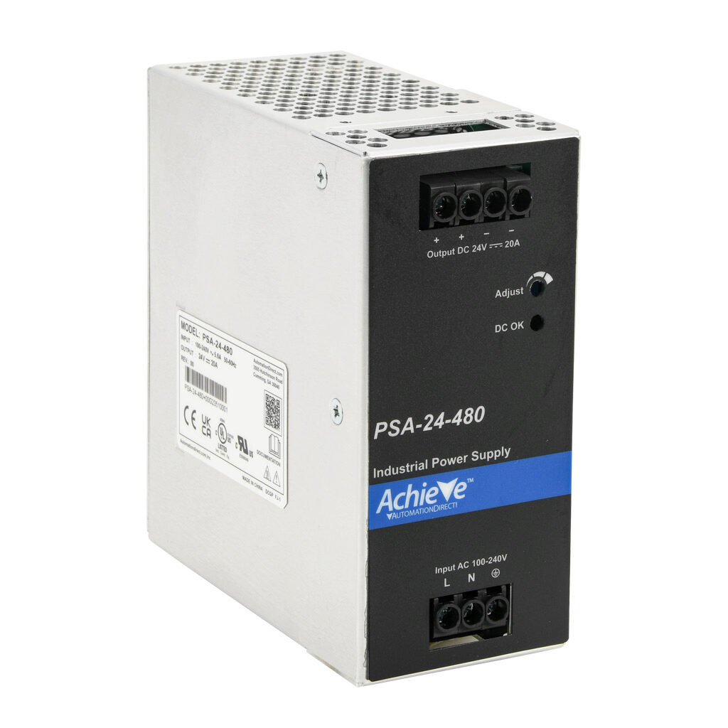 トラック用　24V CD ゆうたろう Power Supply: switching, Output: 24 VDC @ 20A/480W (adjustable