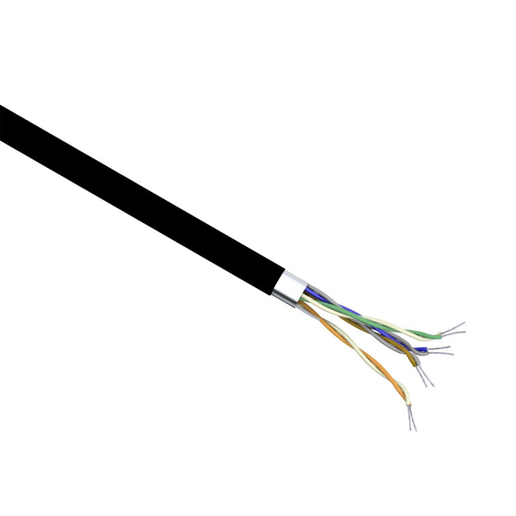 Cat6 Ethernet Bulk Cable: 28 AWG, cut to length (PN# Q2045-1