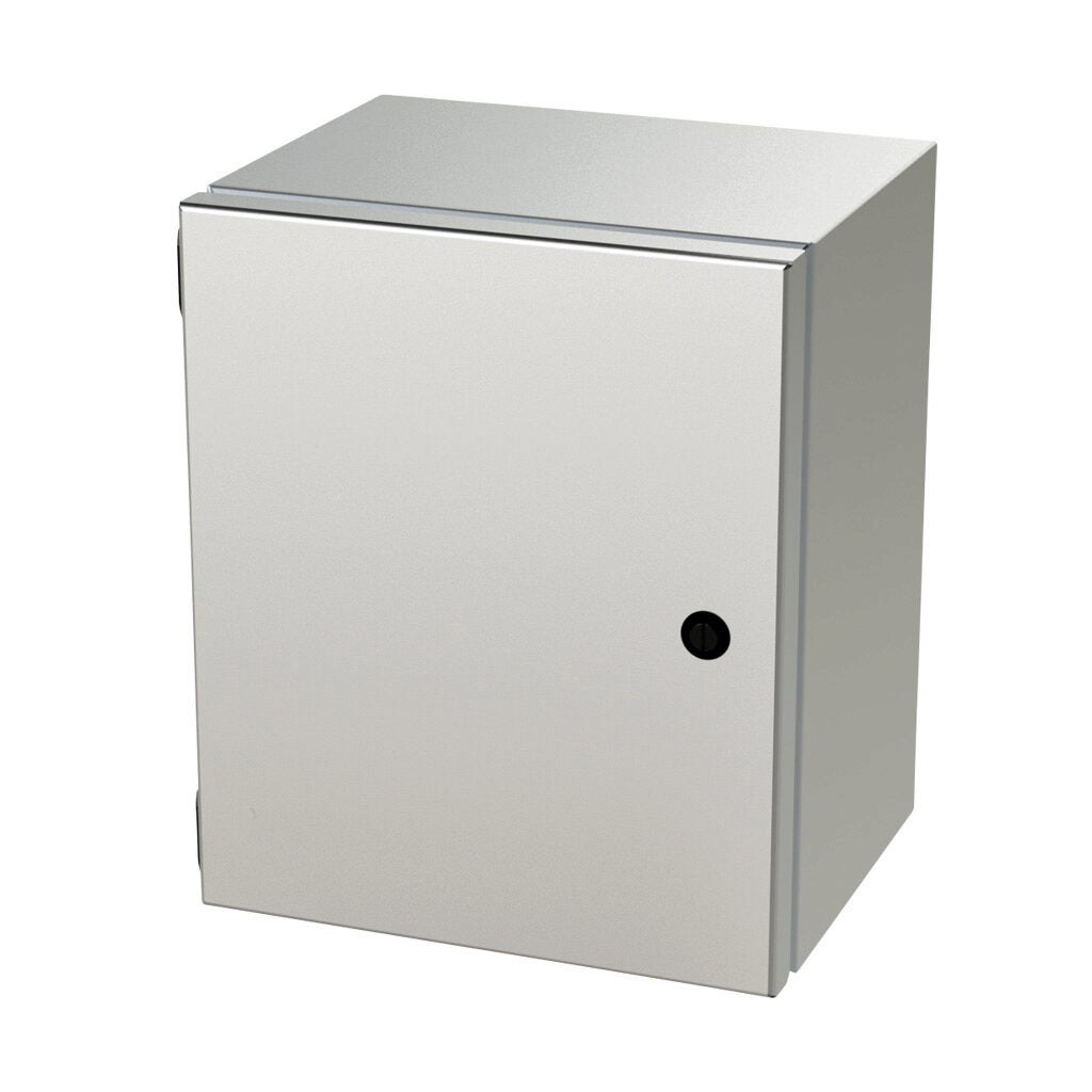 Enclosure: 12 x 10 x 8in, wall mount, 304 stainless steel (PN# SCE