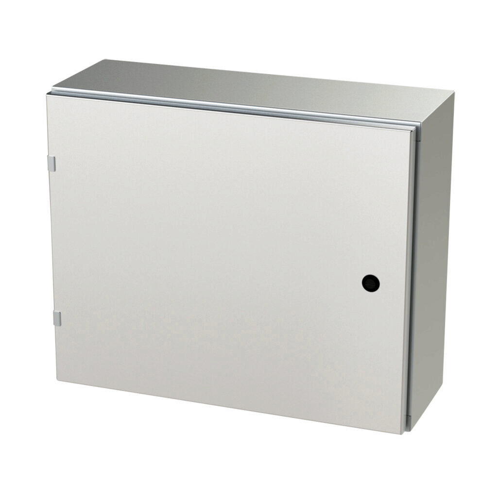 Enclosure: 20 x 24 x 8in, wall mount, 304 stainless steel (PN# SCE