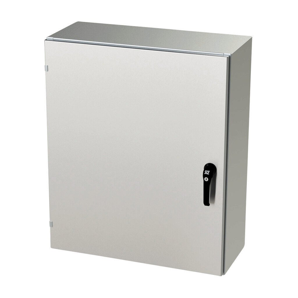 Enclosure: 36 x 30 x 12in, wall mount, 304 stainless steel (PN