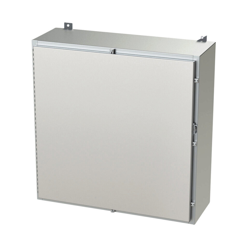 Enclosure: 36 x 36 x 12in, wall mount, 304 stainless steel (PN