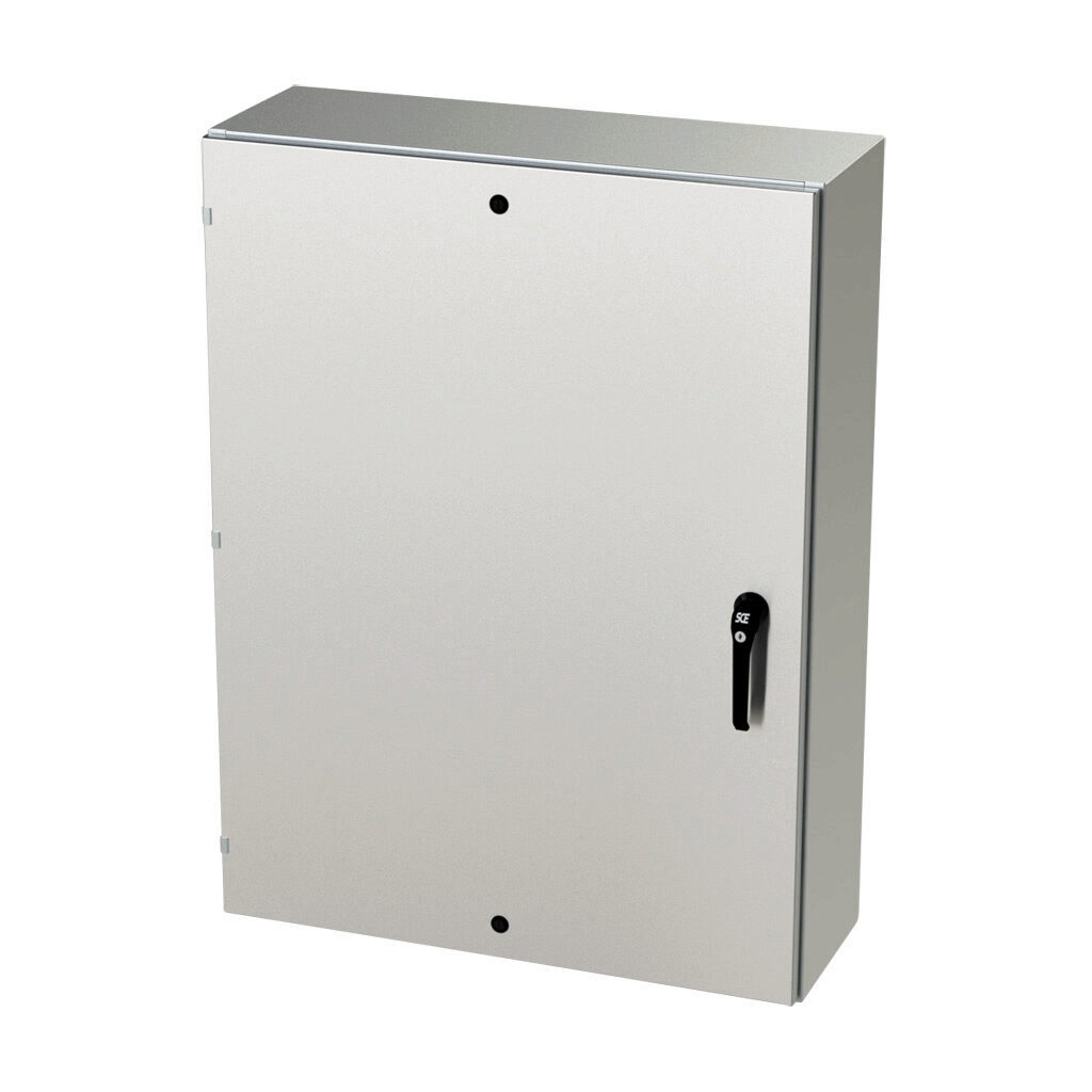 Enclosure: 48 x 36 x 12in, wall mount, 304 stainless steel (PN