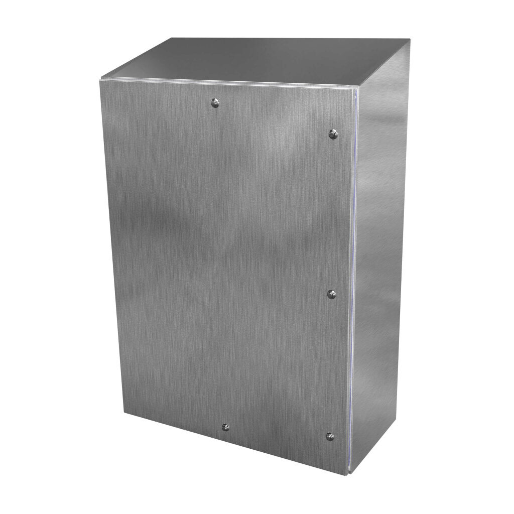 Enclosure: 48 x 36 x 16in, wall mount, 304 stainless steel (PN