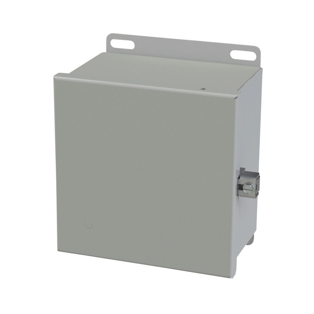 Enclosure: 6 x 6 x 4in, wall mount, carbon steel (PN# SCE-606CHNF