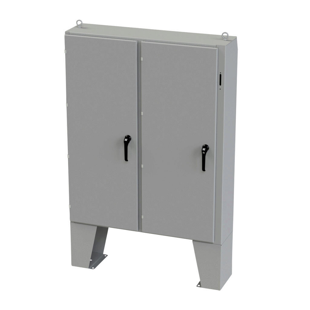 Disconnect Enclosure: 60 x 49 x 12in, floor mount, carbon steel