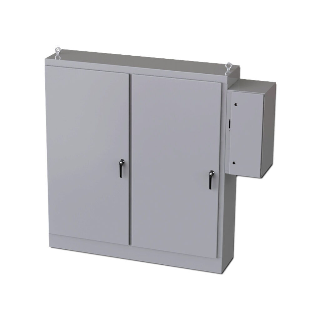 Enclosure: 84 x 78 x 18in, freestanding, carbon steel (PN# SCE