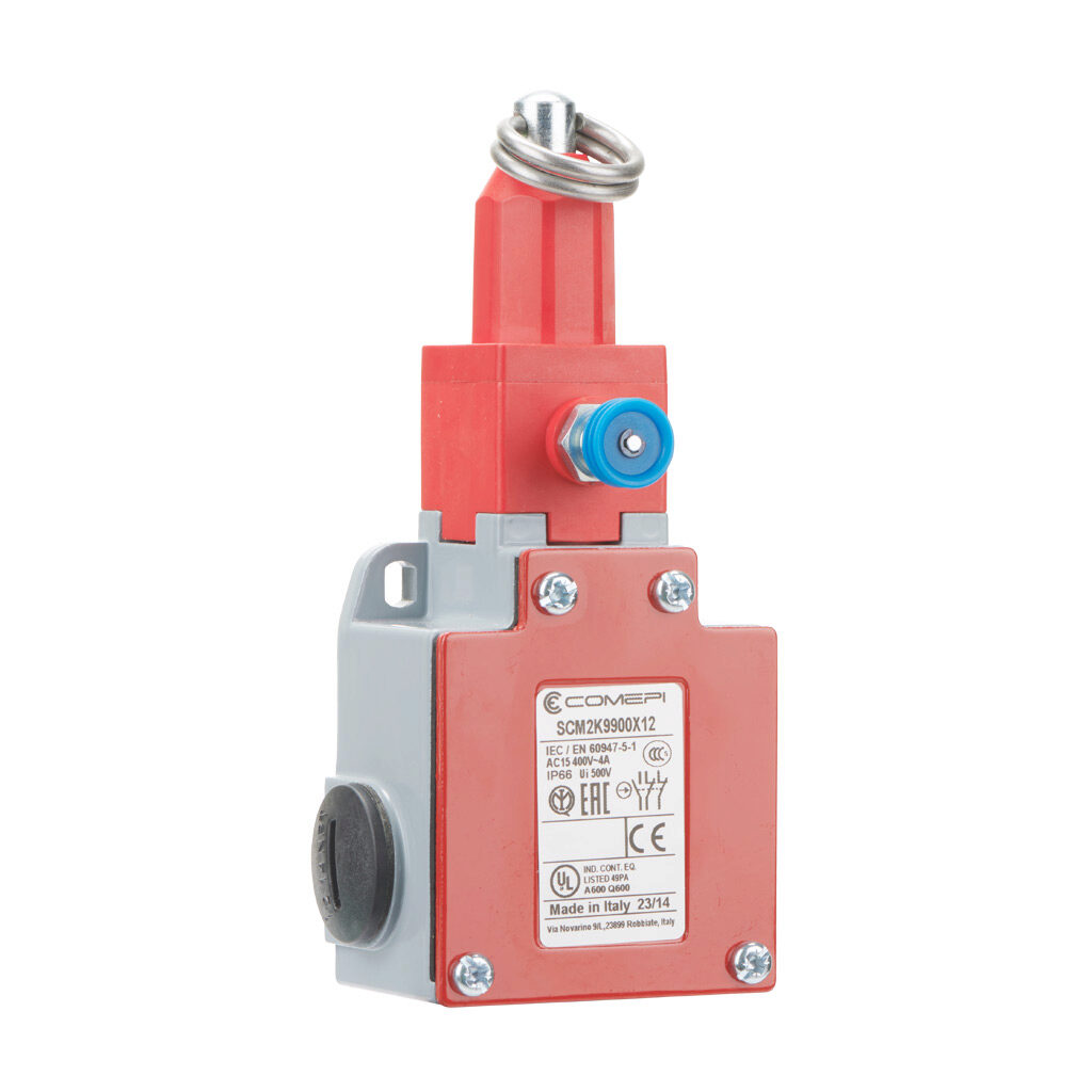 Safety Switch: cable-pull interlock, 25m maximum pull cable length