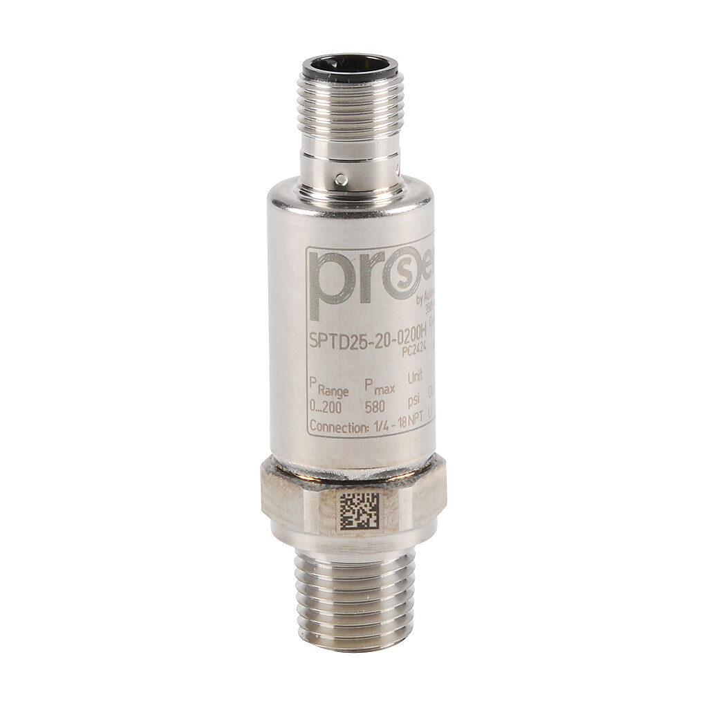 Pressure Transmitter: 0 to 200 psig, stainless steel sensing