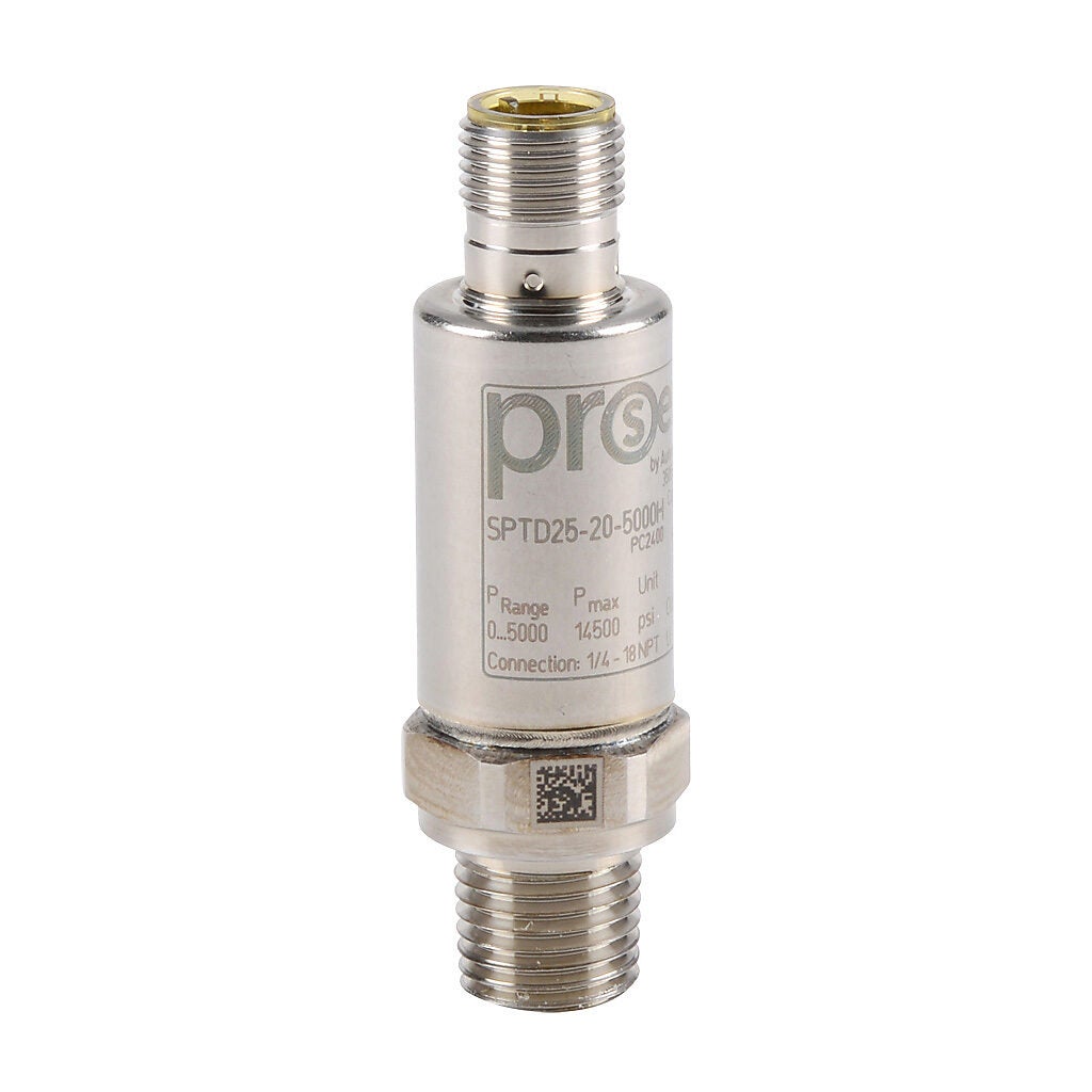Pressure Transmitter: 0 to 5000 psig, stainless steel sensing