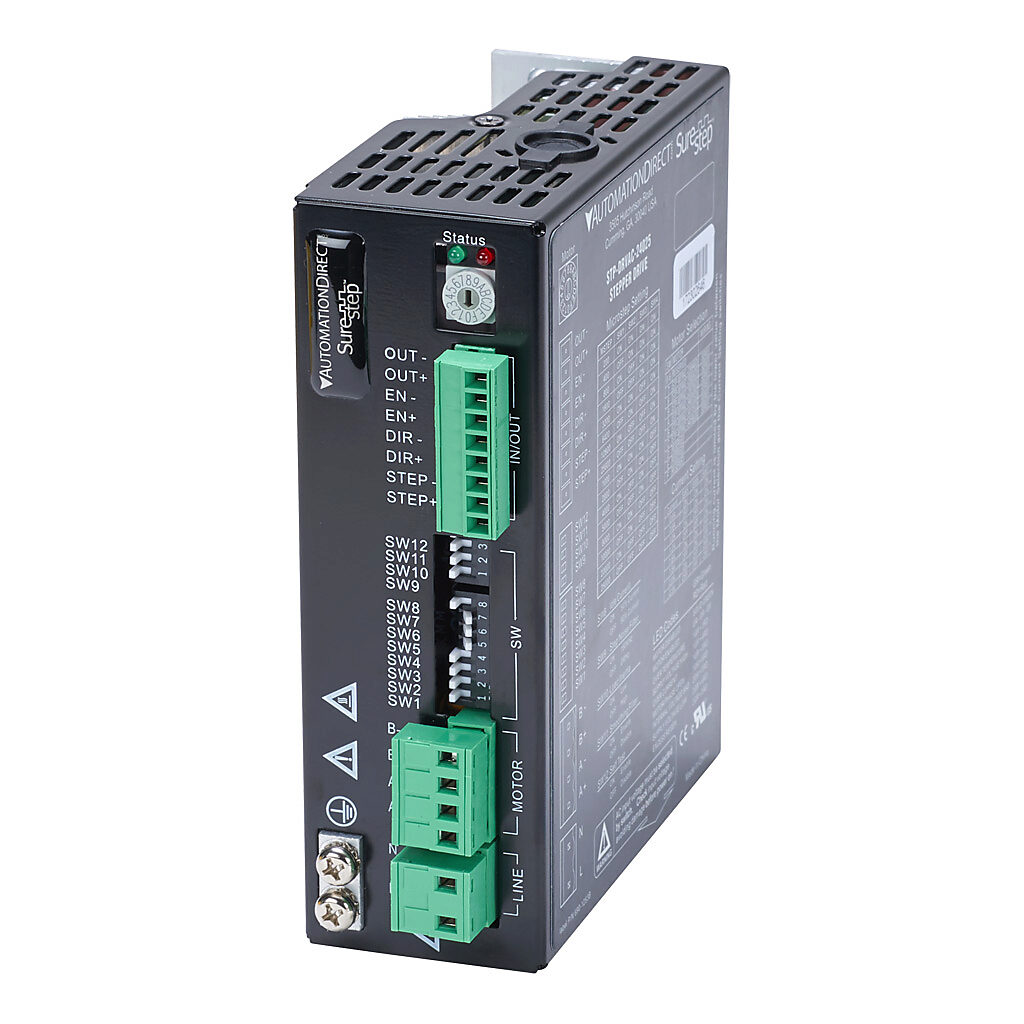 Microstepping Stepper Drive: 2.5A per phase, 2-phase output, 90
