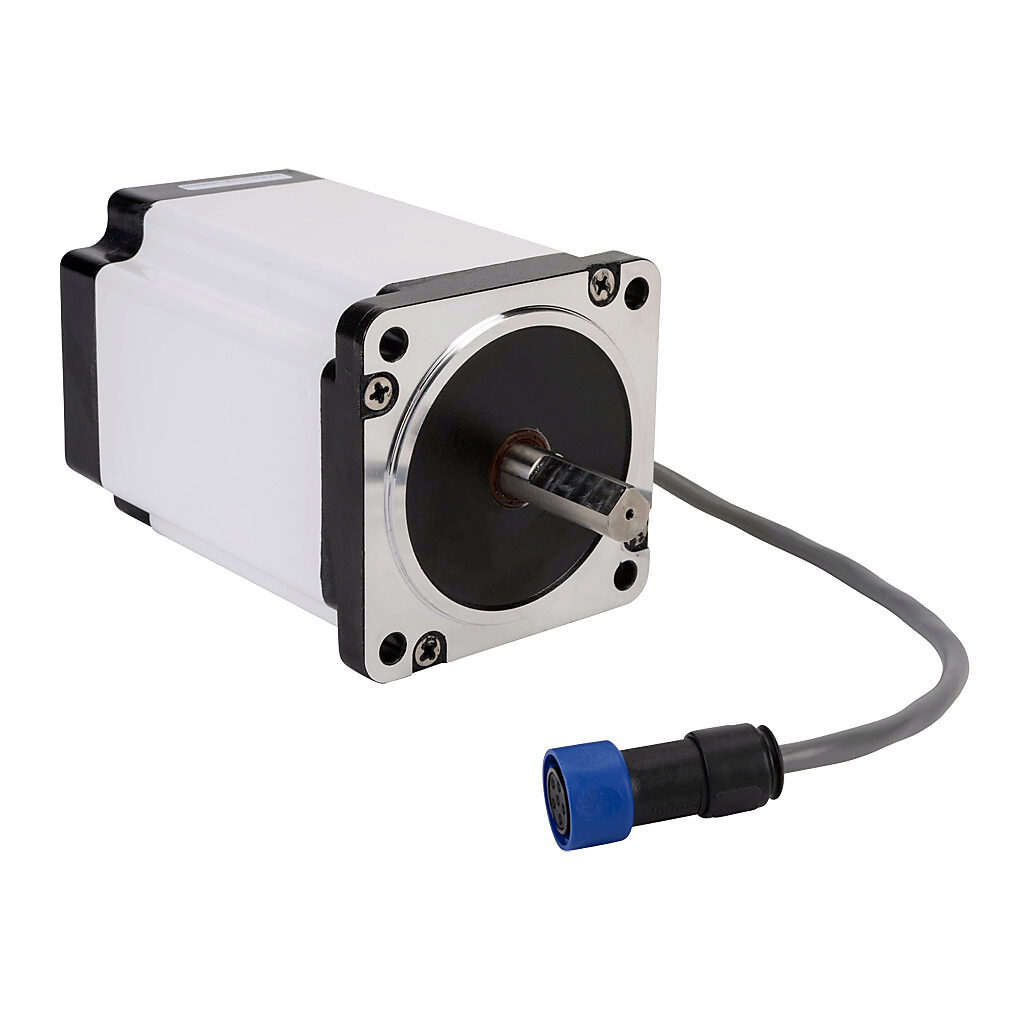 Stepper Motor: NEMA 34 frame, single shaft, 1288 oz-in holding