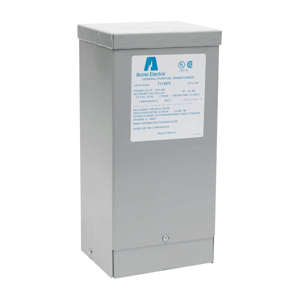 Buck-boost Transformer: encapsulated core, 2 kVA (PN# T113075