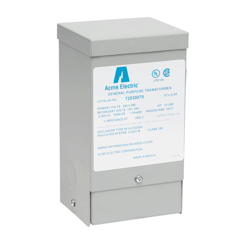 General Purpose Transformer: encapsulated core, 250 VA (PN