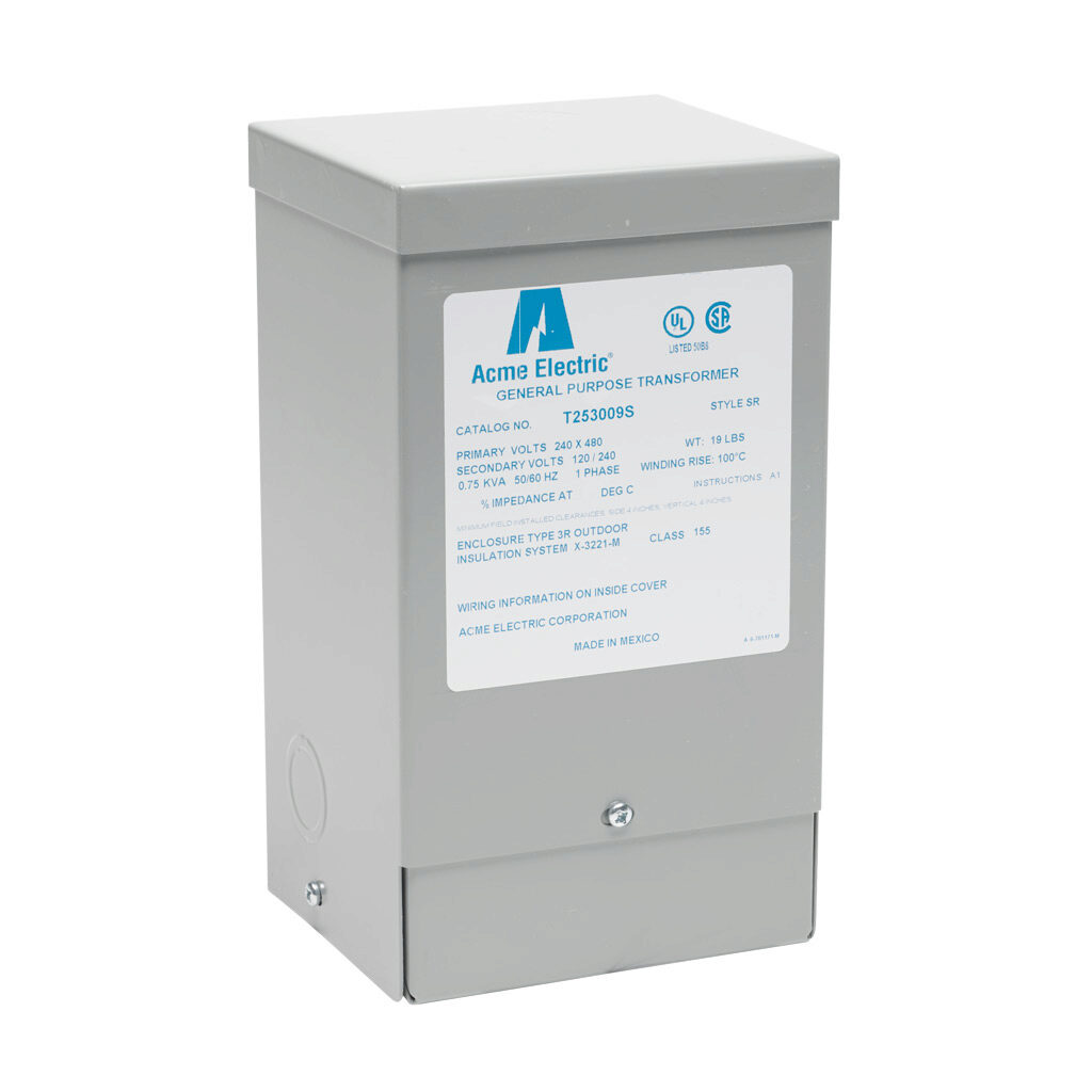 General Purpose Transformer: encapsulated core, 750 VA (PN
