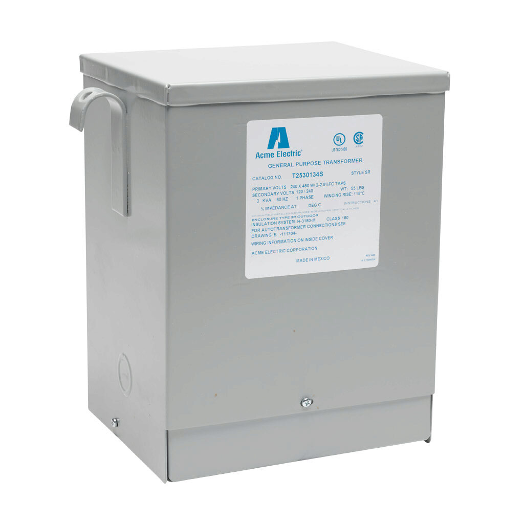 General Purpose Transformer: encapsulated core, 3 kVA (PN