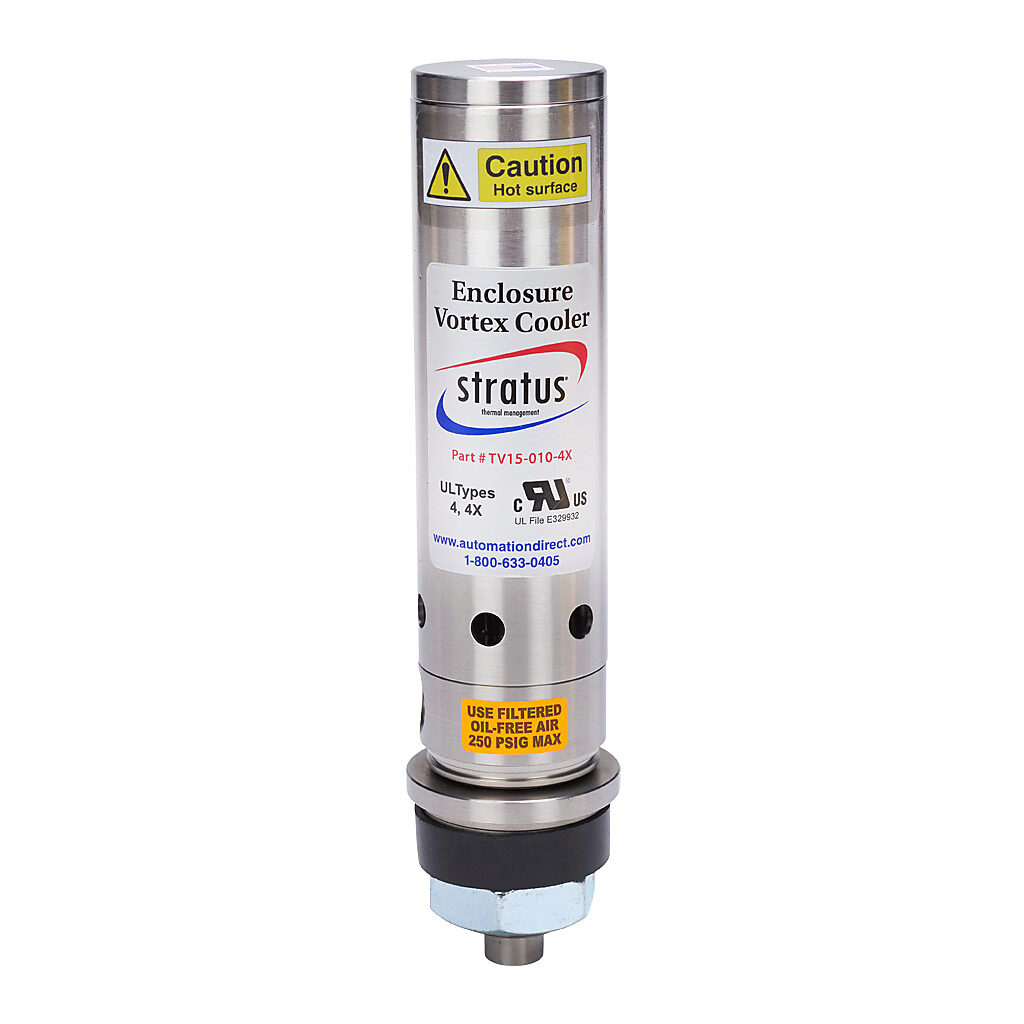 Vortex Cooler: 1000 BTUH (293W), for NEMA 4, NEMA 4X and NEMA 12
