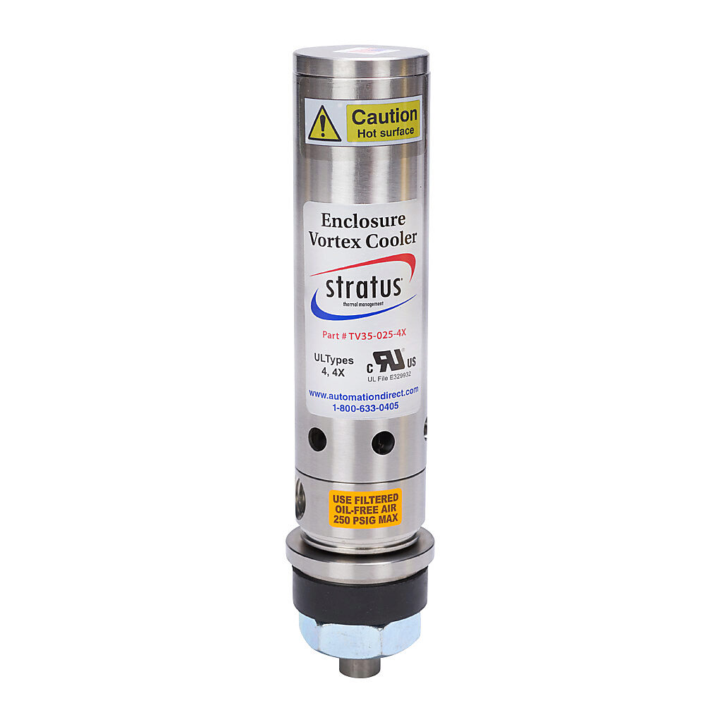 Vortex Cooler: 2500 BTUH (732W), for NEMA 4, NEMA 4X and NEMA 12