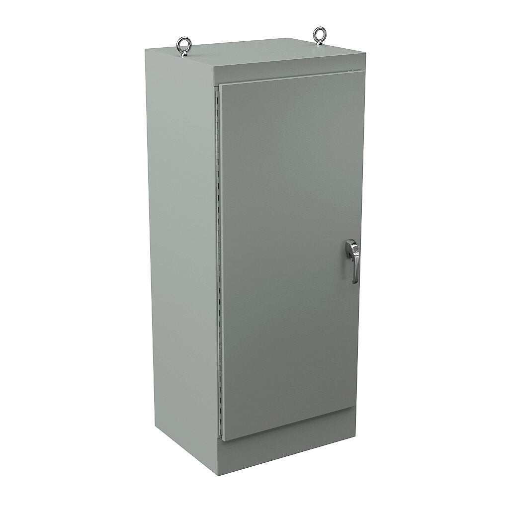 Enclosure: 72 x 30 x 24in, freestanding, carbon steel (PN