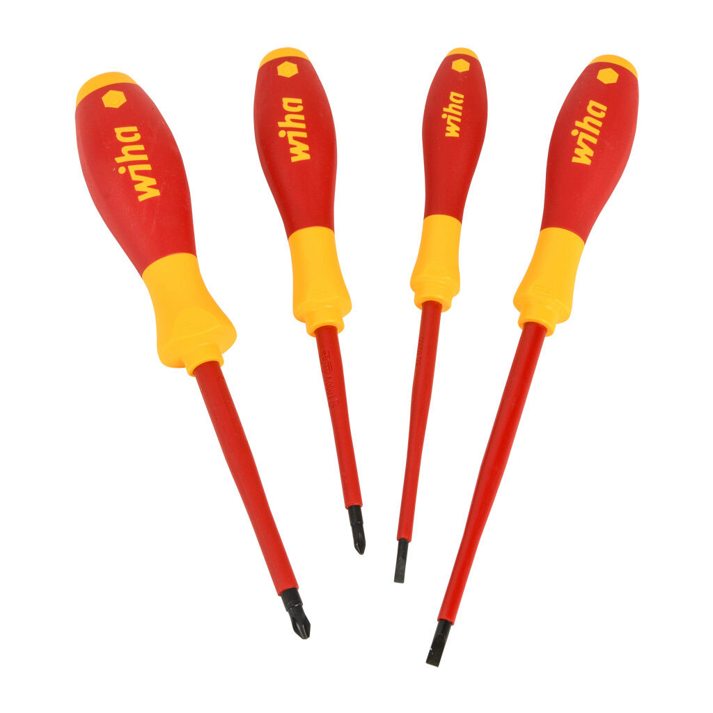 Wiha Screwdriver Set: 4 pieces (PN# WT32090) | AutomationDirect