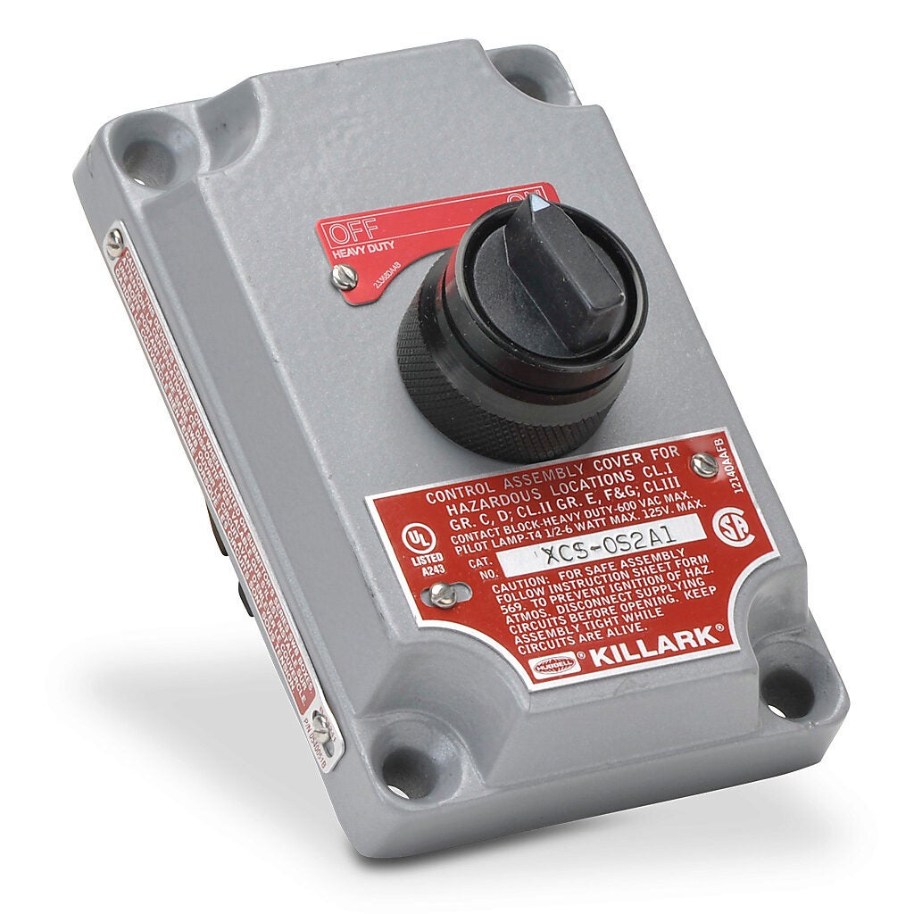 Killark Control Station Cover Assembly: single selector switch (PN