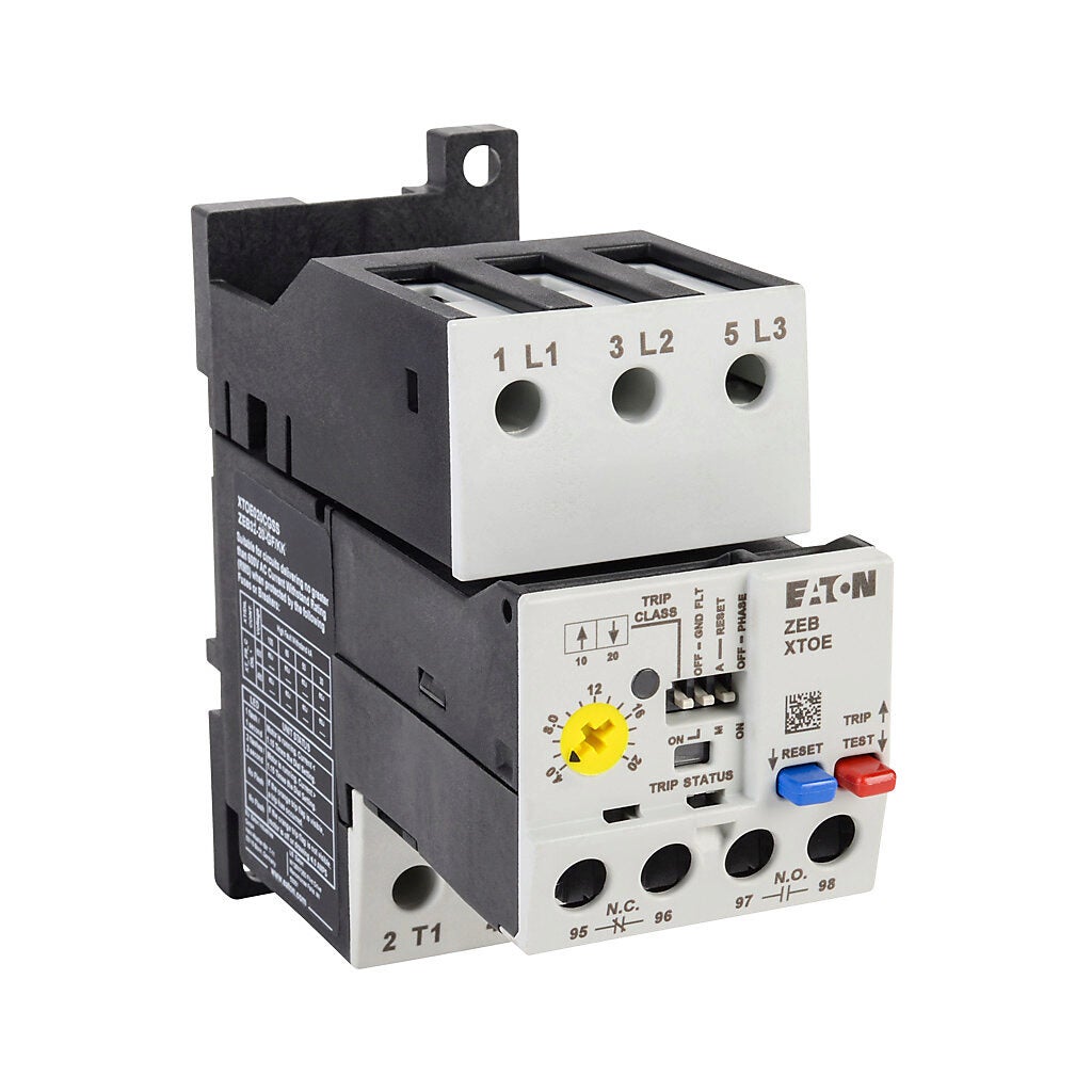 Electronic Overload Relay: 4.0-20.0A adjustable, for any contactor