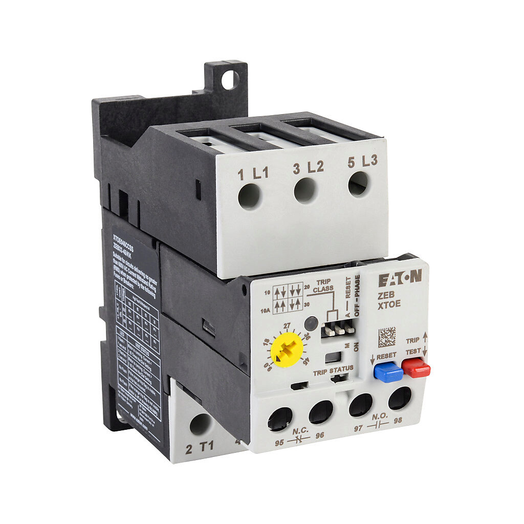 Electronic Overload Relay: 9.0-45.0A adjustable, for any contactor