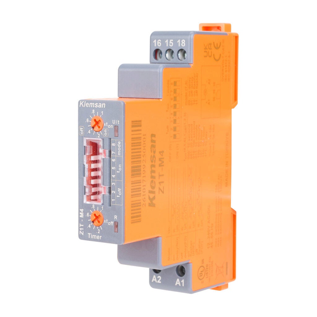 Multi-mode Relay Timer: 1 seconds to 10 days selectable timing