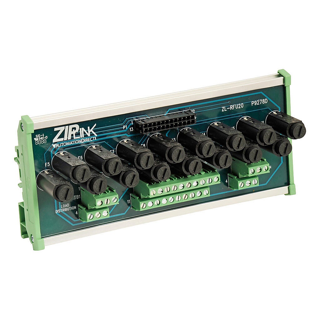 ZIPLink Fuse Module: 0-75 VDC/0-250 VAC (PN# ZL-RFU20