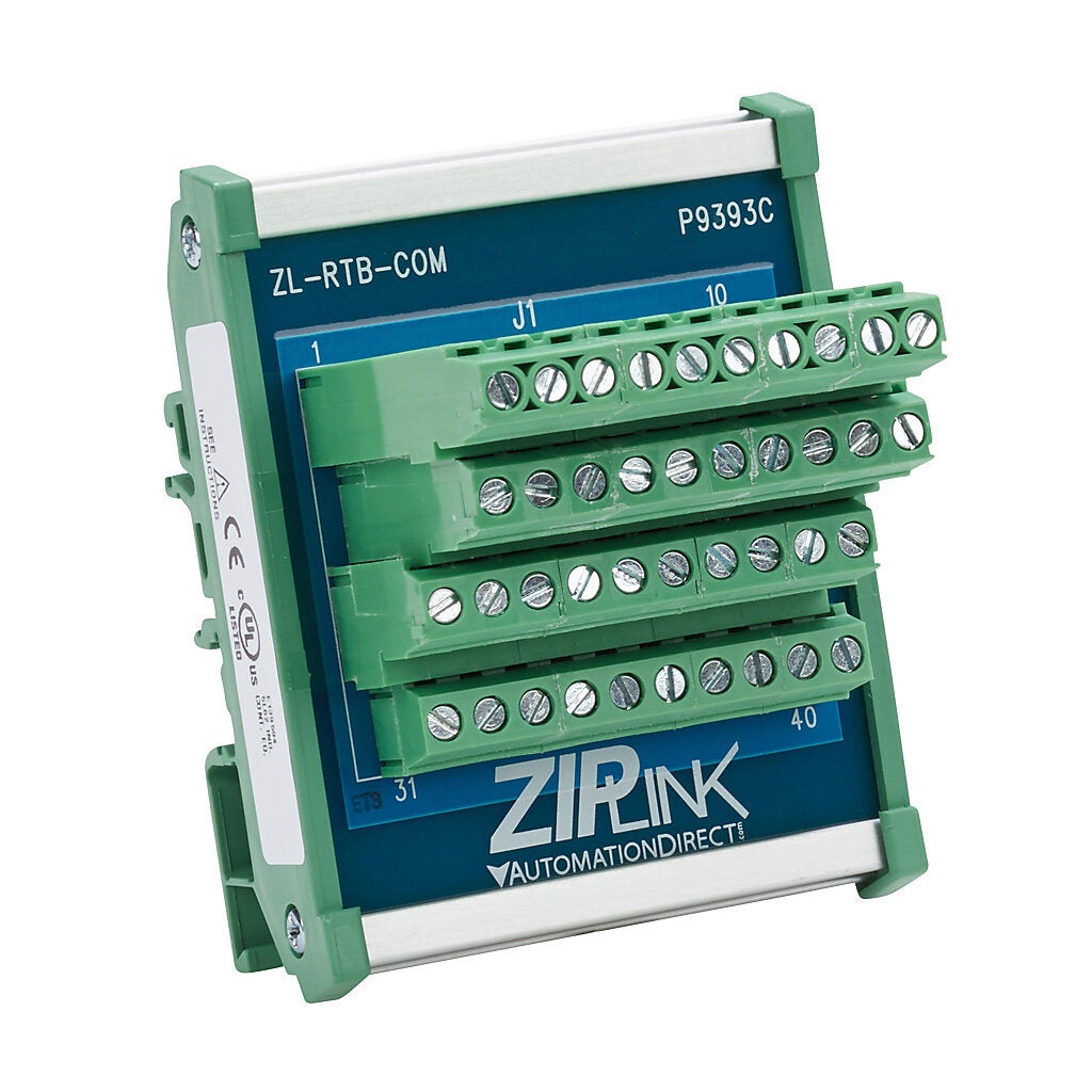 ZIPLink Common Terminal Module: 40-pole (PN# ZL-RTB-COM