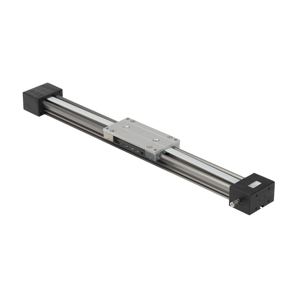 Linear Actuator Assembly: W1040 twin rail, 400mm travel, toothed