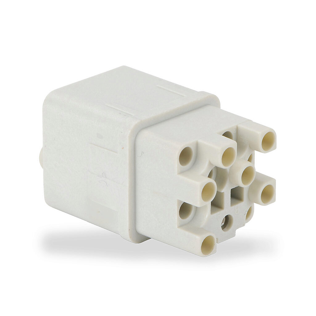 Female Insert: 12-pole, 10 amp, for ZIPport multi-wire housings